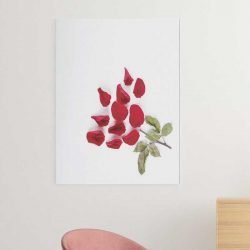 Flower petal art