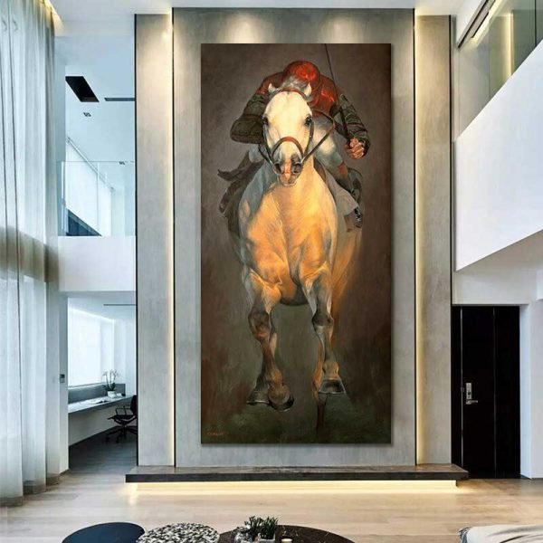 Horse racing paintings