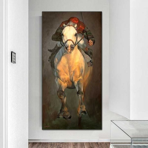 Horse racing paintings