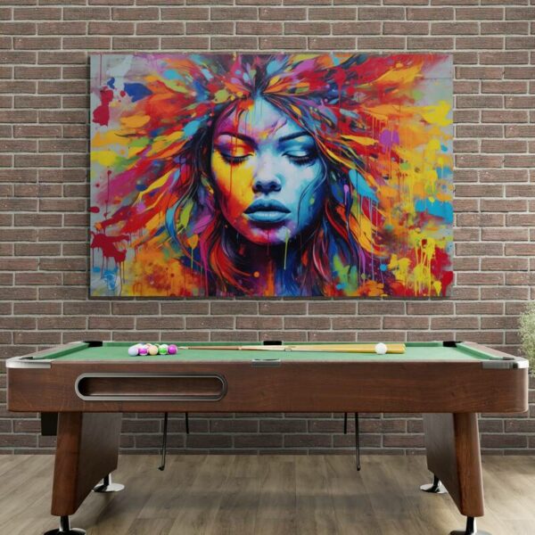 Abstract face painting