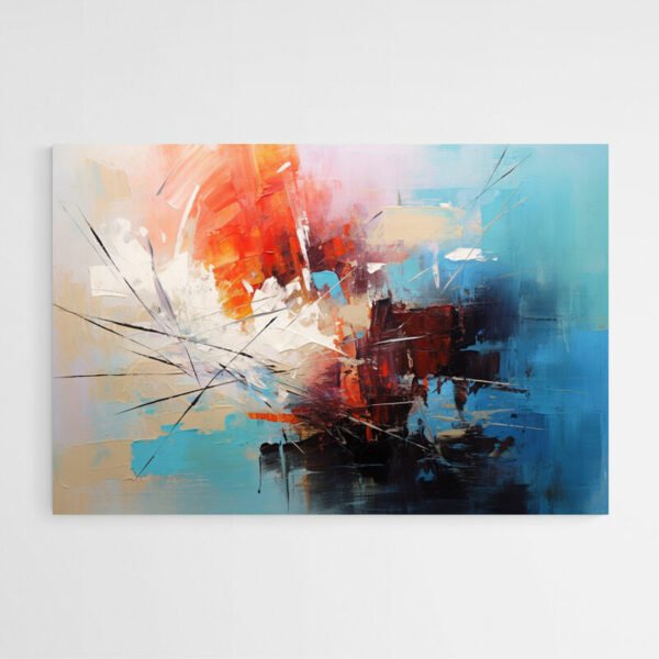 Abstract oil painting