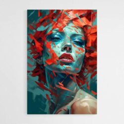 Abstract painting woman