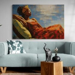 African american woman wall art