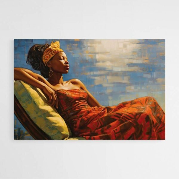 African american woman wall art