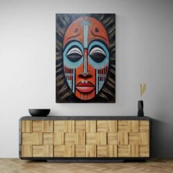 African mask painting