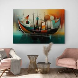 Boat wall art