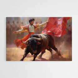 Bullfighter painting