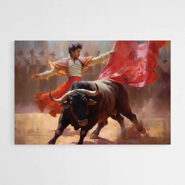Bullfighter painting