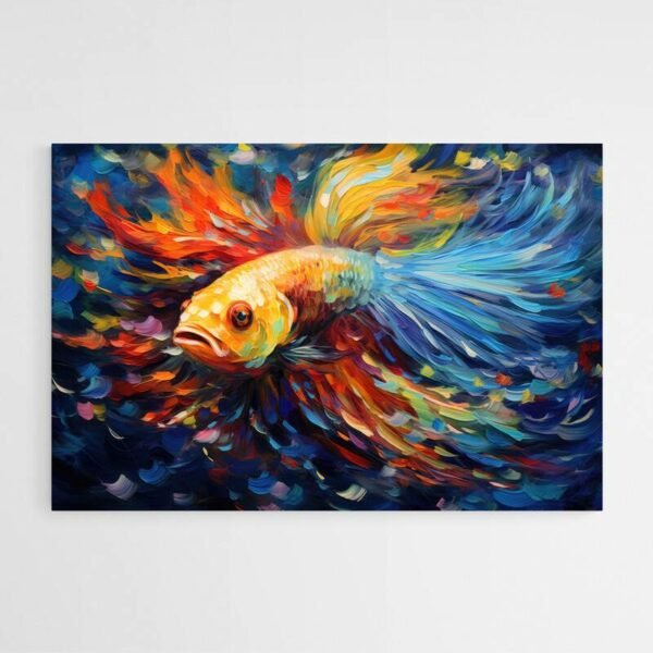 Colorful fish painting