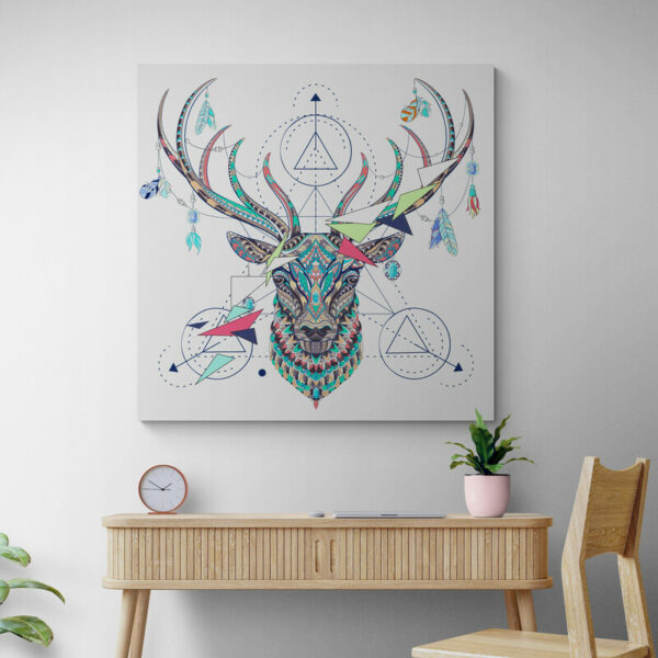 Deer painting Couleur