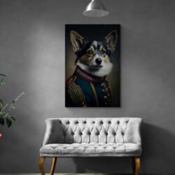 Dog painting Aristocrate