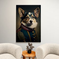 Dog painting Aristocrate