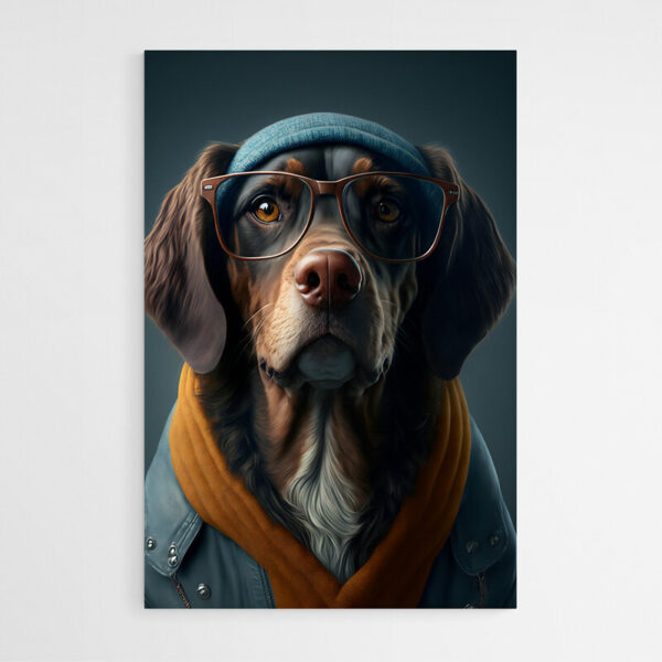Dog painting Habillé