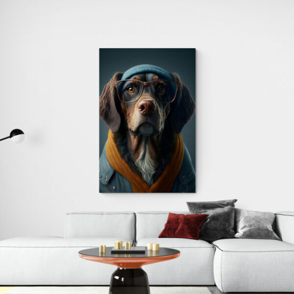 Dog painting Habillé