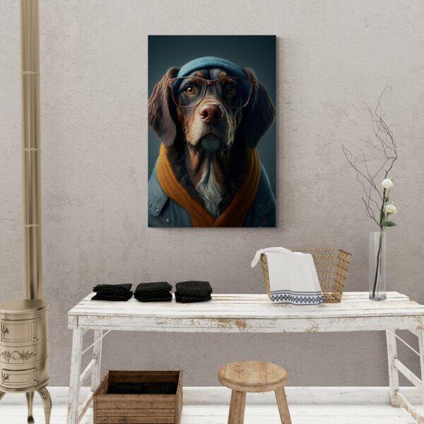 Dog painting Habillé