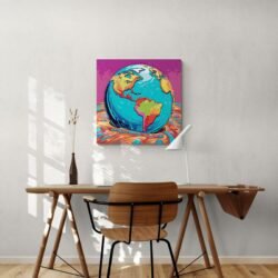 Earth wall art