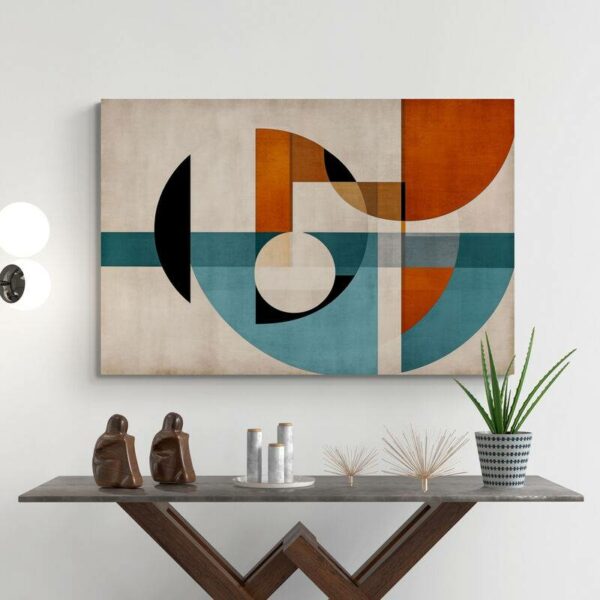 Large mid century wall art