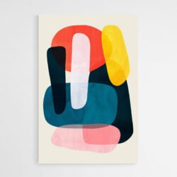 Modern colorful wall art