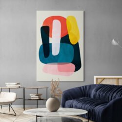 Modern colorful wall art