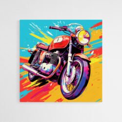 Motorcycle wall art