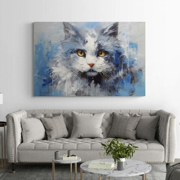 Painting of cat