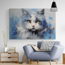 Painting of cat