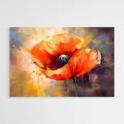 Poppy painting