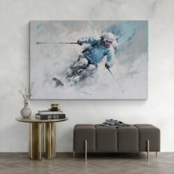 Ski painting