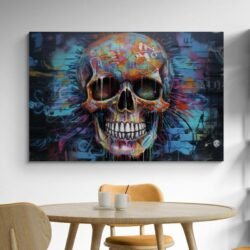 Skull wall art