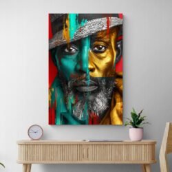 Peinture Homme Africain mur clair.jpg