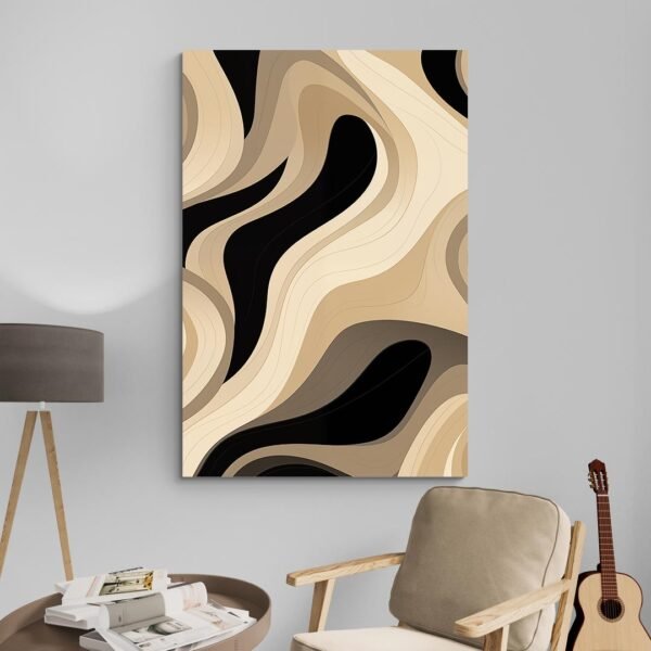 Tableau Abstrait Beige decoration moderne.jpg