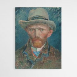 Tableau Autoportrait au Chapeau de Feutre Gris Van Gogh.jpg