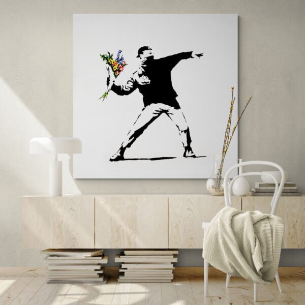 Tableau Banksy Fleur.jpg