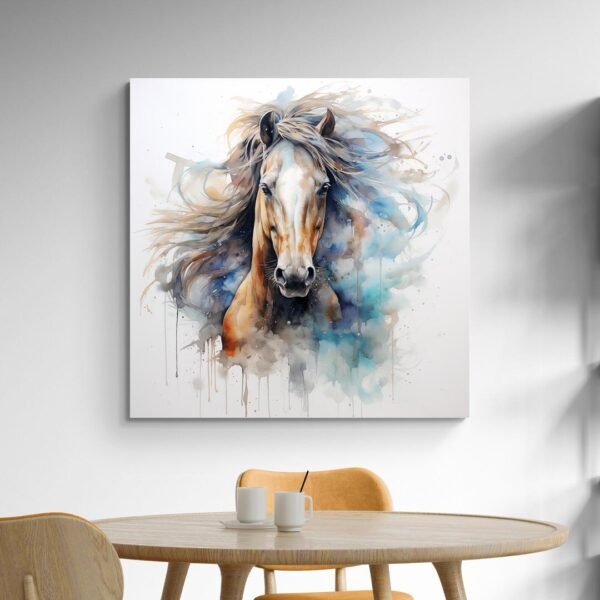 Tableau Cheval Aquarelle table bois.jpg