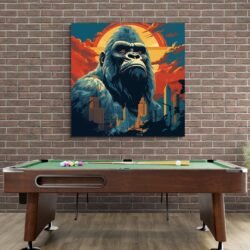 Tableau King Kong Pop Art billard.jpg