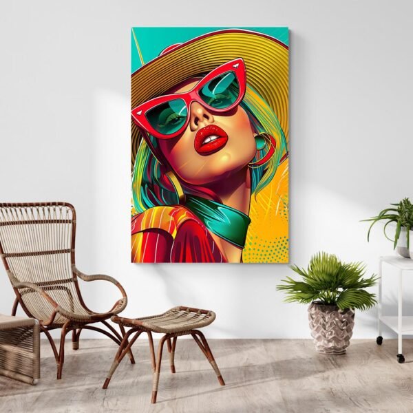 Tableau Lady Gaga Pop Art decoration contemporaine.jpg