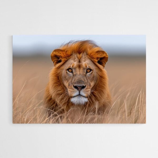 Tableau Lion Savane 2.jpg