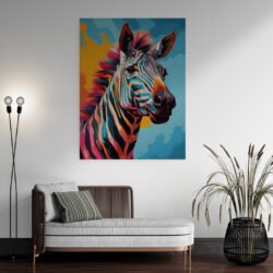 Tableau Pop Art Zebre canape.jpg