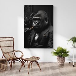 Tableau Singe Gangster decoration contemporaine.jpg