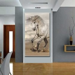 Tableau deco Cheval criniere au vent.jpg