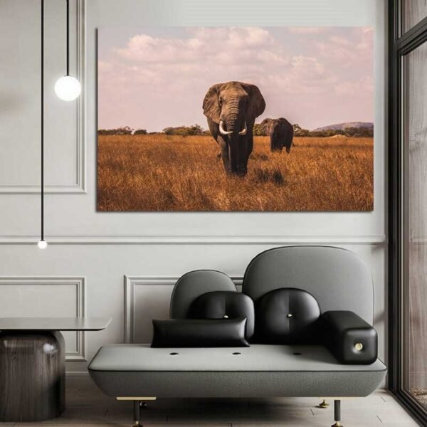 Tableau deco elephant savane.jpg