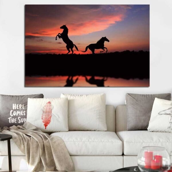 Tableau deco silhouette cheval.jpg