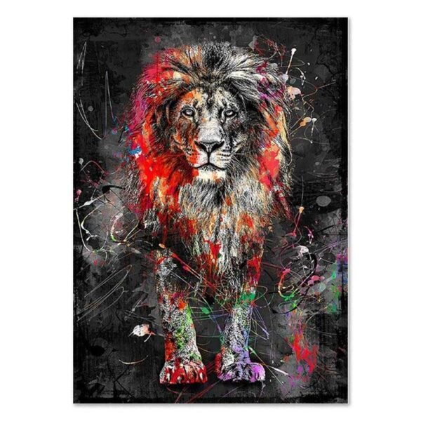 Tableau sur toile lion moderne.jpg