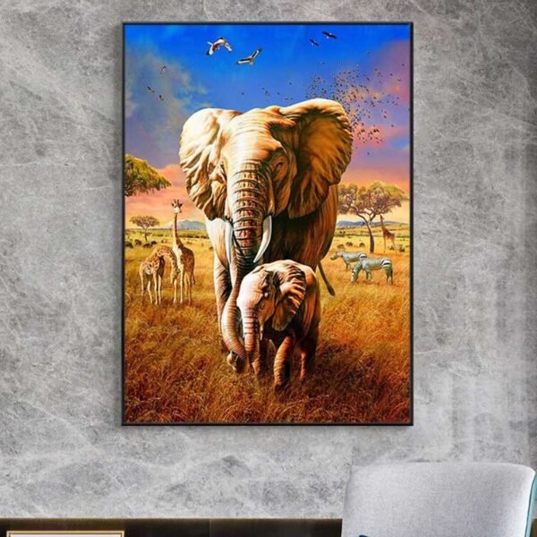 peinture deco elephant savane.jpg