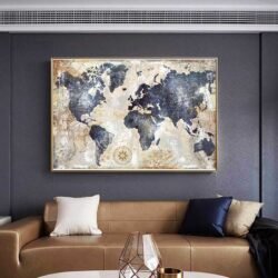 tableau deco carte du monde bleu.jpg