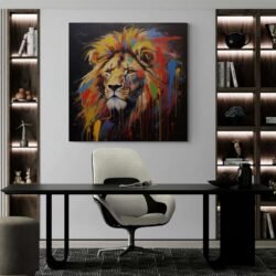 tableau lion street art bureau.jpg