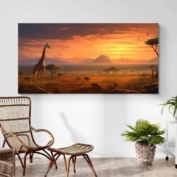 tableau savane africaine mur clair.jpg