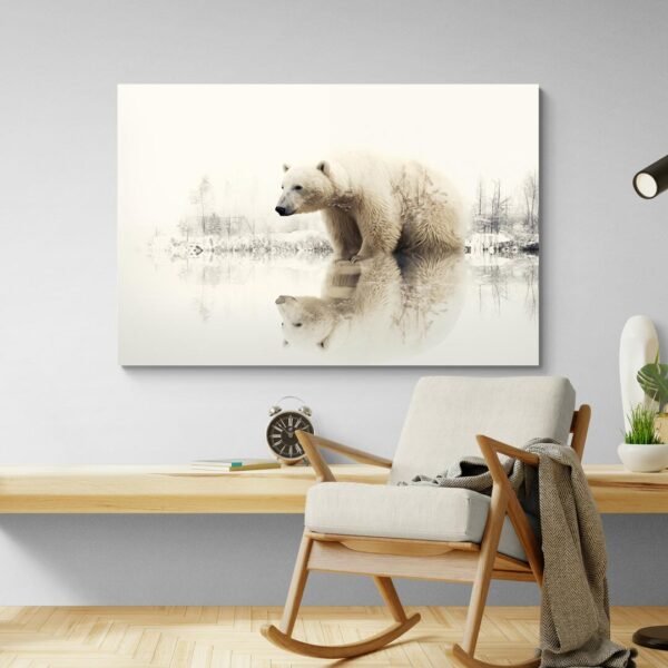 tableau scandinave ours mur clair.jpg