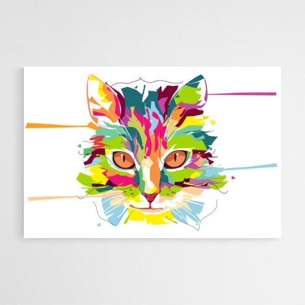 tableau sur toile chat couleur.jpg