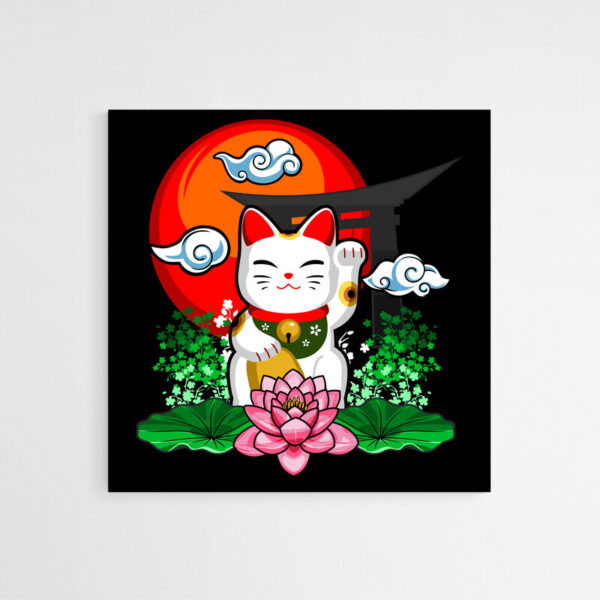 tableau sur toile chat japon.jpg